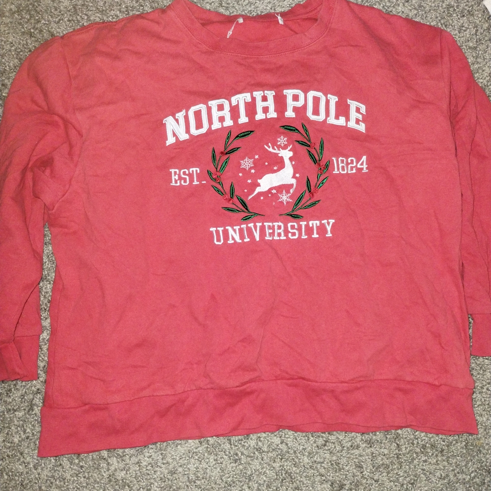 Red Women's Turtleneck Sweater